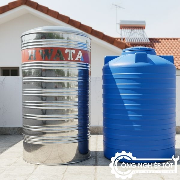 Tổng quan bồn inox và bồn nhựa